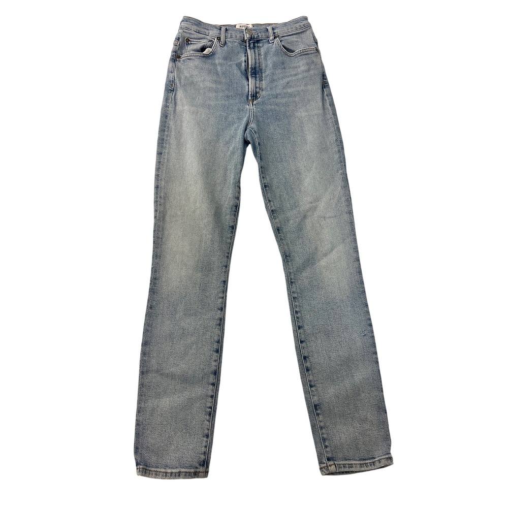 AGOLDE Pinch Waist High Rise Straight Leg Jeans Light Blue Size 28 A165C-1256